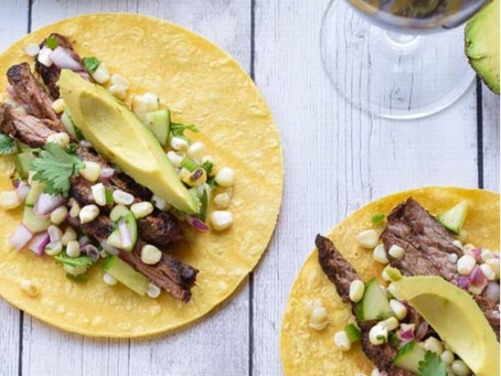 Beef Tacos with Avocados